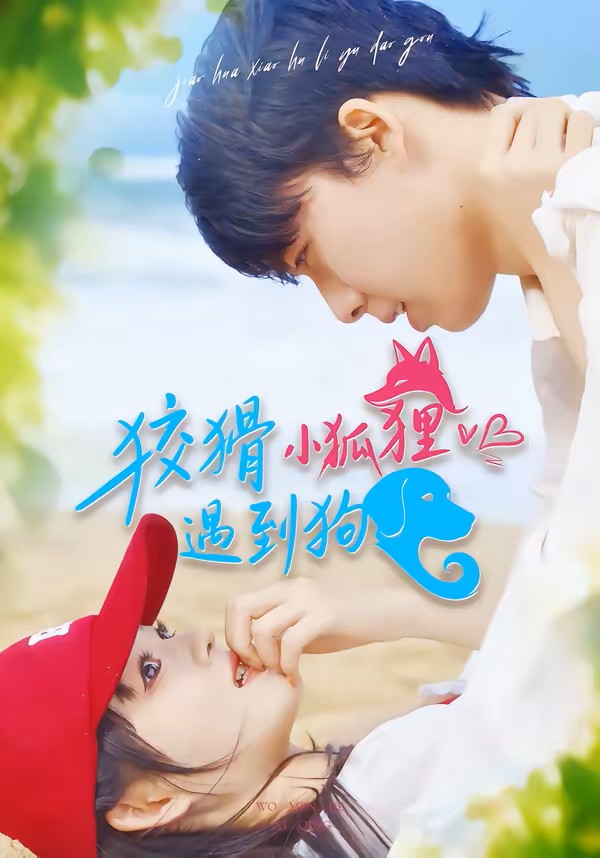 狡猾小狐狸遇到狗