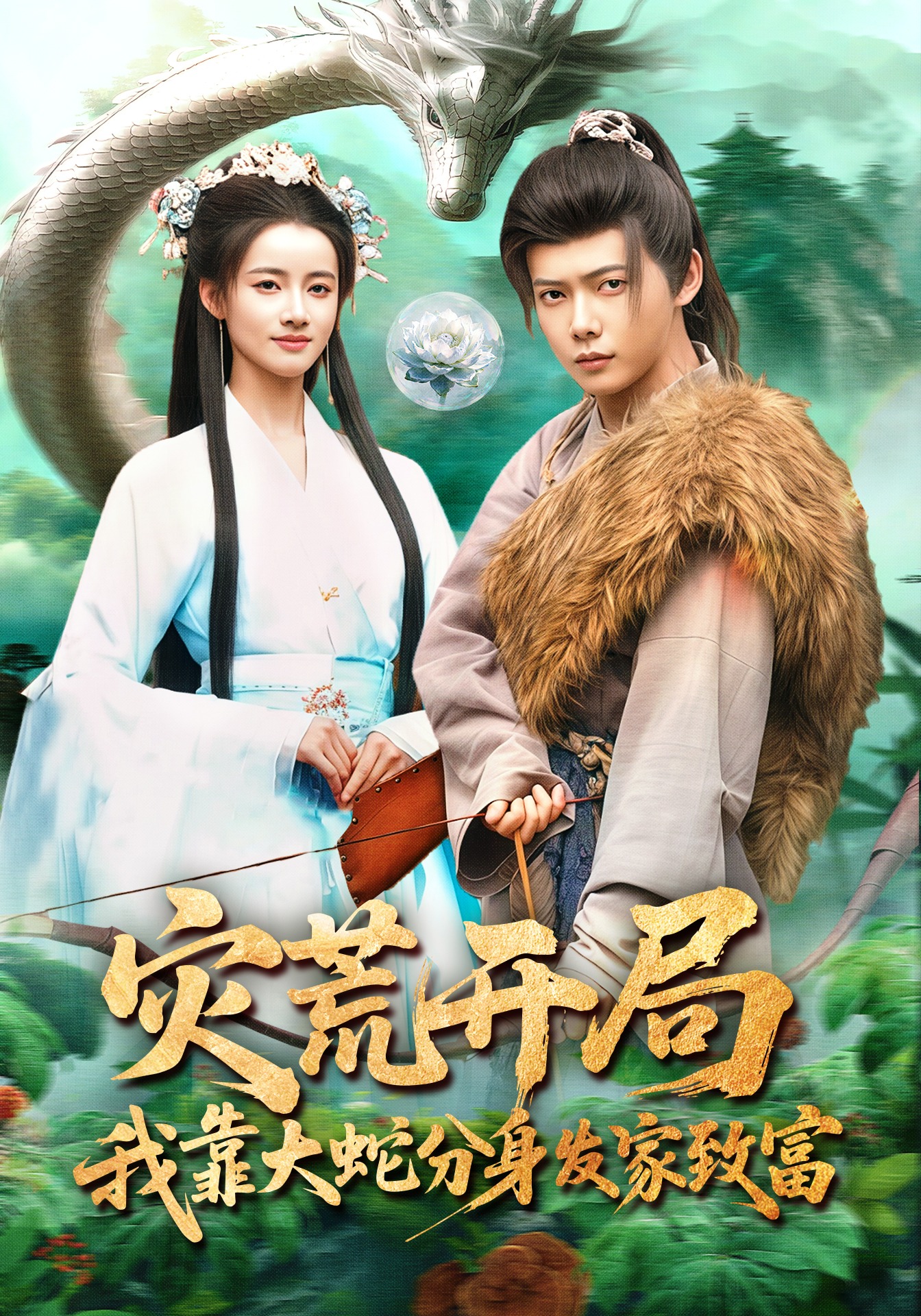 灾荒开局，我靠大蛇分身发家致富封面图