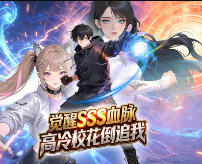 觉醒SSS血脉，高冷校花倒追我动态漫画封面图